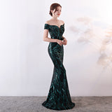 Sequin Evening Dress Sequined Evening Dress Slim Dress