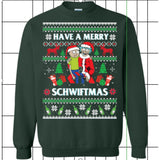 Black Christmas Sweater 3D Printed Crew Neck Sweatshirt Women