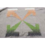 Off White Sweater Men's Autumn and Winter Sweater Owt Arrow Gradient