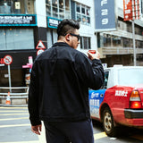 Cotton Solid Men's Denim Trucker Jacket Mens Spring Autumn Casual Slim Fit Bomber Jackets Men Jean Coat Men