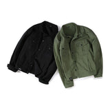 Cotton Solid Men's Denim Trucker Jacket Mens Spring Autumn Casual Slim Fit Bomber Jackets Men Jean Coat Men