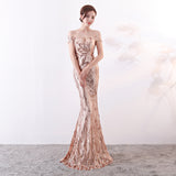 Sequin Evening Dress Sequined Evening Dress Slim Dress