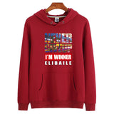 Slogan Graphic Hoodie Cotton Hooded Elastic Print