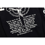 Fog Sweatshirt High Street FG Cross Letter Cotton round Neck Long Sleeves Tshirt Fear Of God