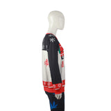 Ugly Christmas Sweater Autumn and Winter Women's Sweater Printing round Neck Loose Top
