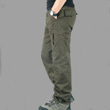 Baggy Cargo Pants for Men Men's Spring and Autumn Wear Multi-Pocket Cargo Pants Trousers Multifunctional Loose Outdoor Men's Casual Pants Cotton Pants