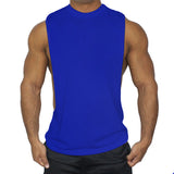Man Tanks Men's Solid Color Fitness Sports Cotton