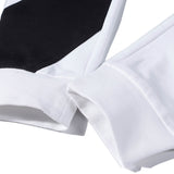 Off White Winter Pants Autumn Embroidered Color Matching Casual Trousers for Men and Women