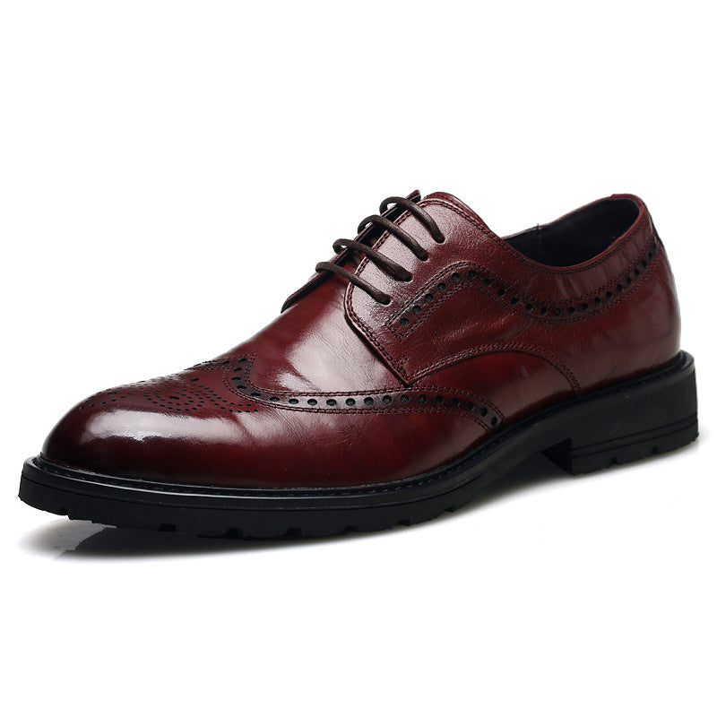 Indo Western Shoes Brogue Men's Shoes Leather Shoes Men's Genuine Leather England Style Men's Leather Shoes