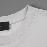 Fog Sweatshirt Short Sleeve Pullover Round Neck 3/4 Sleeves Sweater Loose Men's Trendy Plus Size Retro Sports Fear Of God essential