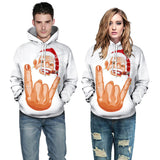 Ugly Christmas Sweater Men's Fall Winter Coat Hoodie 3D Digital Printing Sweatshirt Baseball Uniform
