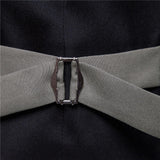 Men's Dress Vests Men's Vest Casual Jacket Business Waistcoat Men's V-neck Suit Vest