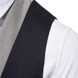 Men's Dress Vests Men's Vest Casual Jacket Business Waistcoat Men's V-neck Suit Vest