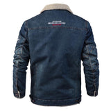 Tactics Style Men Outdoor Windproof Coat Men Casual Jacket Casual Men's Clothing Loose Lapels plus Size Denim Jacket Men's Coat