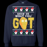 Black Christmas Sweater 3D Printed Crew Neck Sweatshirt Women