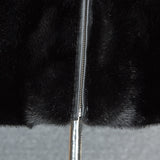 Beaver Coat Men Marten Overcoats Men's Hooded Mosaic Coat