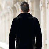 Beaver Coat Men's Autumn and Winter Imitation Fur Men's Jacket Short Casual Jacket