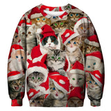 Ugly Christmas Sweater Digital Printing Men's and Women's Same round Neck Sweater Autumn Long Sleeve Pullover Top