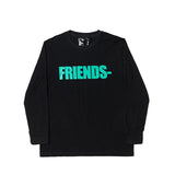 Vlone Sweatshirt Big V Printed Men's and Women's Loose Casual Long Sleeves Tshirt Autumn