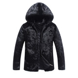 Beaver Coat Men Autumn and Winter Faux Mink Coat Hooded Men