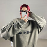 Fog Sweatshirt Hoodie Letter Crew Neck Sweater Men'S High Street Loose Trendy Large Size Retro Sports Fear Of God essential