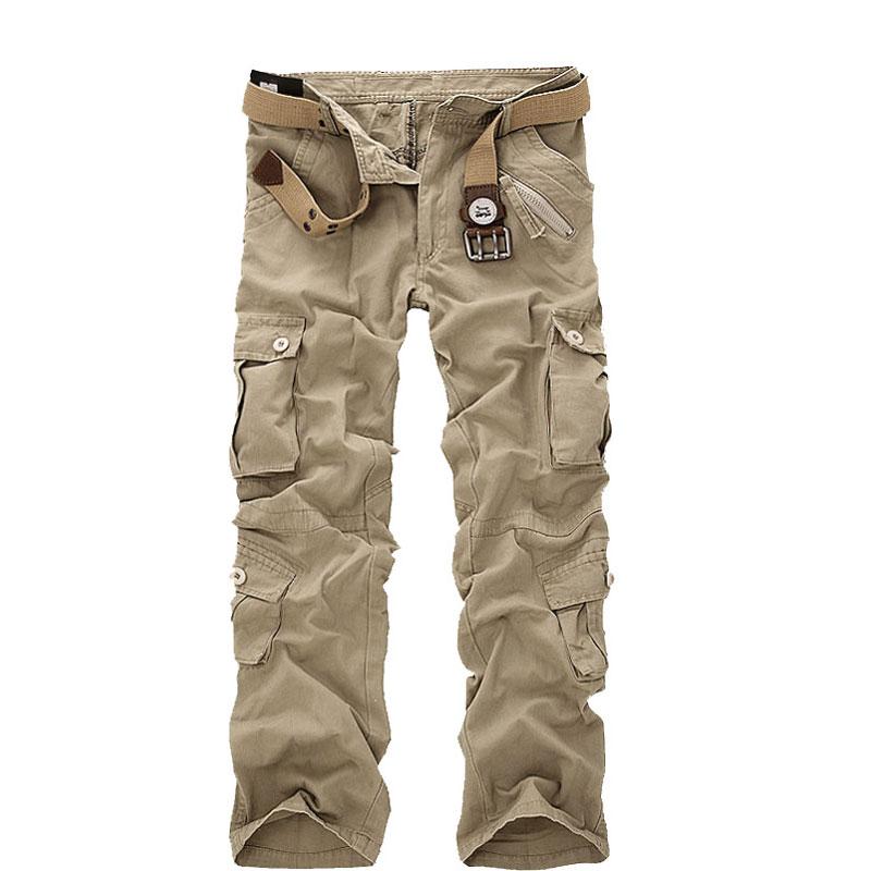Tactics Style Outdoor Casual Pants Men's Casual Pants Multi-Pocket Cargo Pants Men's Outdoor Workout Pants plus Size