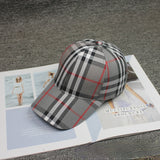Vintage Check Baseball Cap