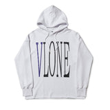 Vlone Hoodie Fashion Brand Life Personality Hoodie Men and Women Loose Couple Hooded Sweater