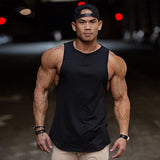 Man Tanks Men's Fitness Casual Patchwork Vest
