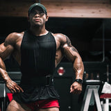 Man Tanks Men's Fitness Casual Patchwork Vest
