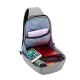 Sling Bags for Men Reflective Stripe Casual Shoulder Men's Chest Bag