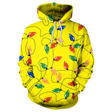 Ugly Christmas Sweater Autumn and Winter Digital Printing Loose Hooded Sweater plus Size