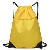 Drawstring Bag Solid Color Drawstring Backpack Lightweight Outdoor Backpack