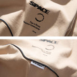 Men T Shirt Summer Casual Tops Men's Clothes Summer Wear Retro Men's Short-Sleeved Casual Loose Contrast Color Letter Neutral T-shirt