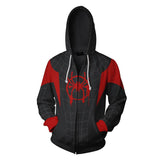 Men Spider Hoodie 3D Printed Sweater Cardigan Hoodie