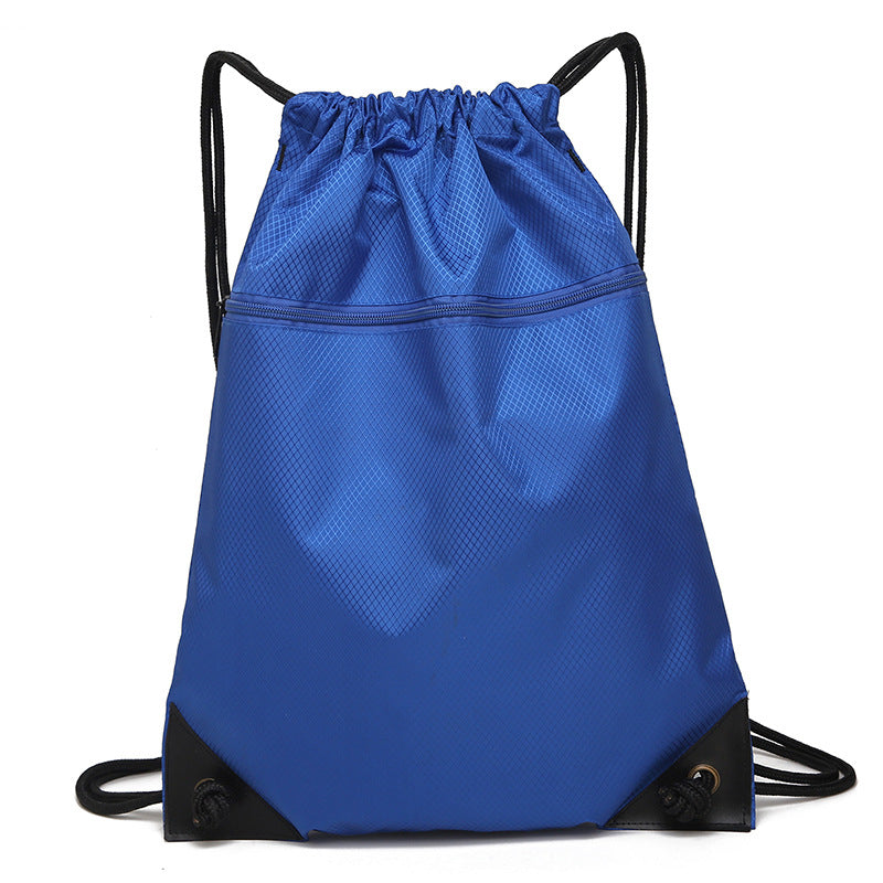 Drawstring Bag Solid Color Drawstring Backpack Lightweight Outdoor Backpack