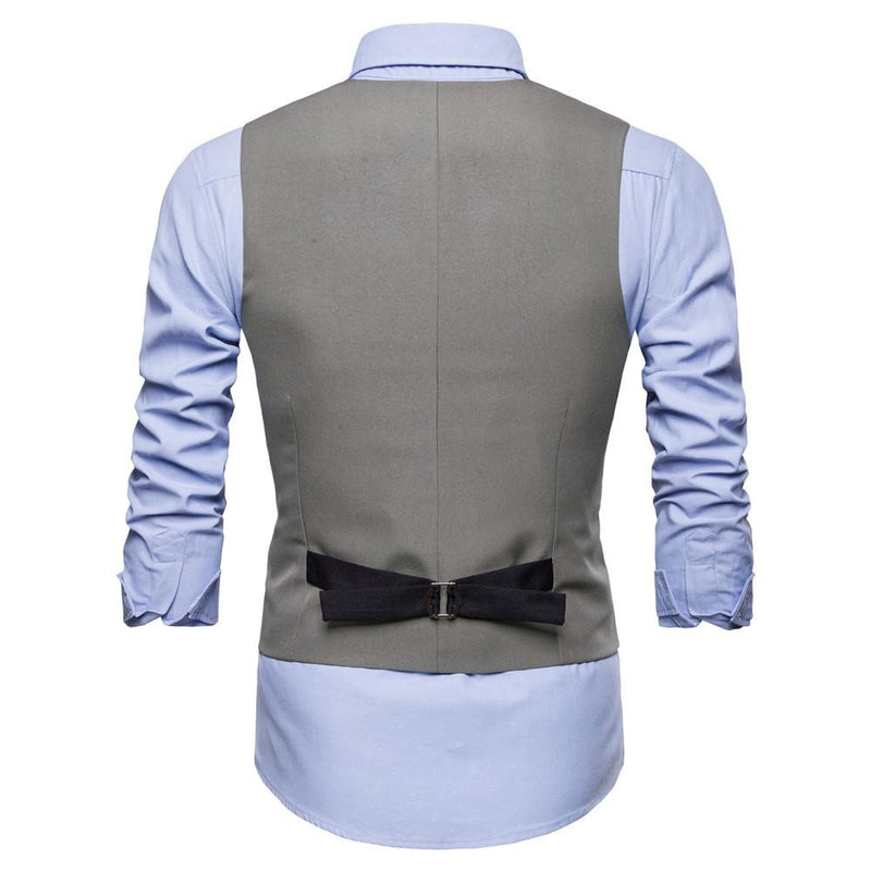 Mens Dress Vests Men's Vest Casual Jacket Business Waistcoa Blazer Men's Vest Casual and Comfortable