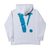 Vlone Hoodie Autumn and Winter Coat Hoodie Loose Men's and Women's Long Sleeves Hooded Sweater