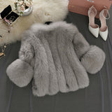 Full Length Faux Fur Coat
