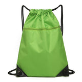 Drawstring Bag Solid Color Drawstring Backpack Lightweight Outdoor Backpack