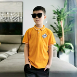 Children Boy Polo Shirts Short Sleeve Summer Short T-shirt