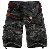 Tactics Style Men Short Cargo Shorts Multi-Pocket Loose Cargo Pants