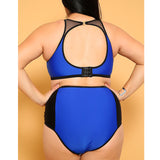 Women Plus Size Swimwear Tankinis Stitching Split Bikini