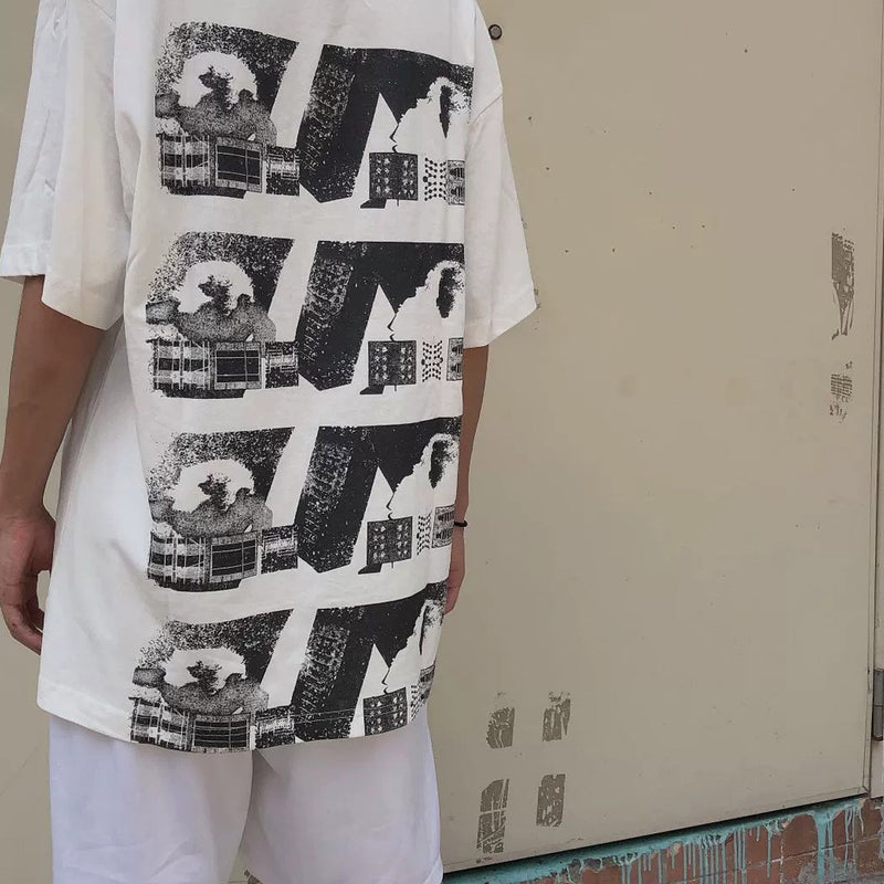 Cavempt Ce Life Cav @ Empt Printing Male and Female Couple Short Sleeve