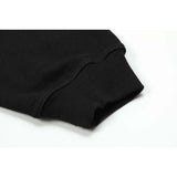 Present Hoodie Wolf Head Printed Patchwork Hoodie