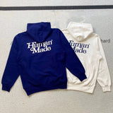 Human Made Hoodie Girl Don't Cry Hooded Fleece Lined Sweater Loose