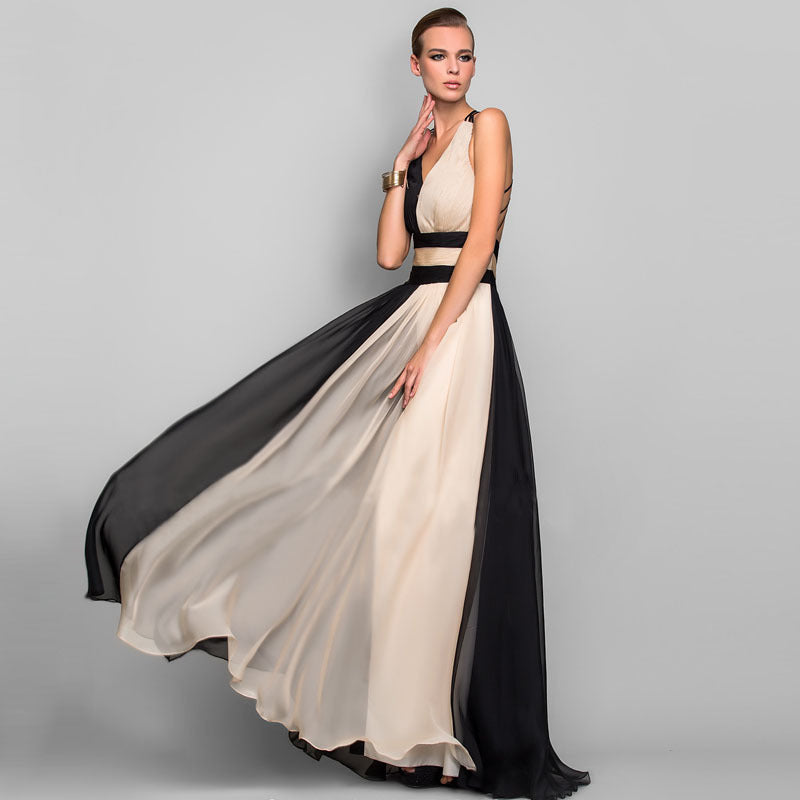 Semi Formal Dresses for Wedding Summer Slim-Fit Sexy Sleeveless Dress Long Dress