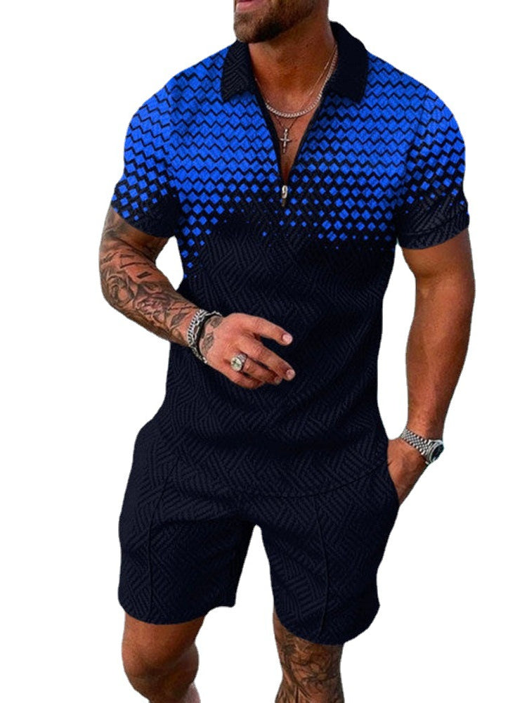 Polo Shirts Men's Polo Shirt Suit Short Sleeve Casual