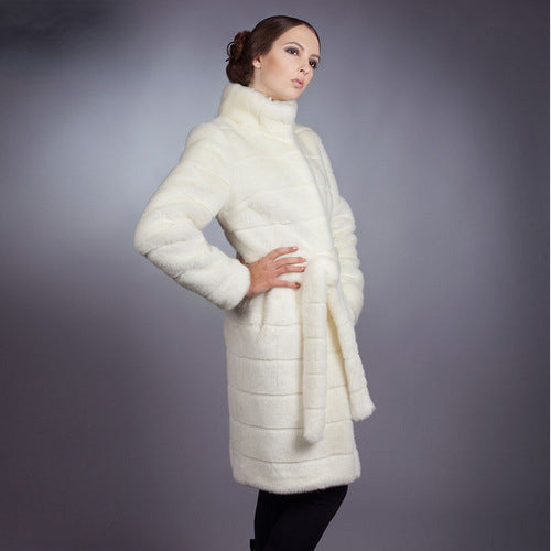 Full Length Faux Fur Coat