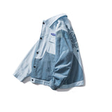 Letterman Jacket Outfit Senior Jackets Varsity Baseball Coat Spring and Autumn Casual Turn-down Collar Coat Men
